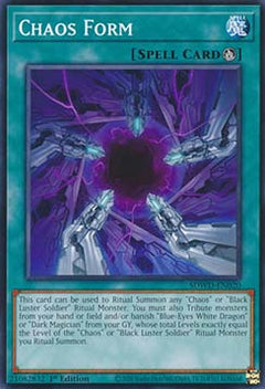 Chaos Form⁣ - Structure Deck: Blue-Eyes White Destiny⁣ (Common)⁣ [020]
