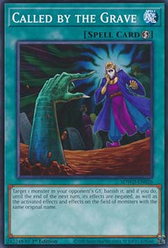 Called by the Grave⁣ - Structure Deck: Blue-Eyes White Destiny⁣ (Common)⁣ [026]