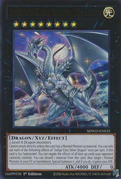 Indigo-Eyes Silver Dragon⁣ - Structure Deck: Blue-Eyes White Destiny⁣ (Ultra Rare)⁣ [032]