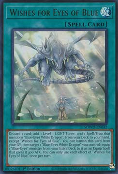 Wishes for Eyes of Blue (V.1 - Ultra Rare)⁣ - Structure Deck: Blue-Eyes White Destiny⁣ (Ultra Rare)⁣ [042]