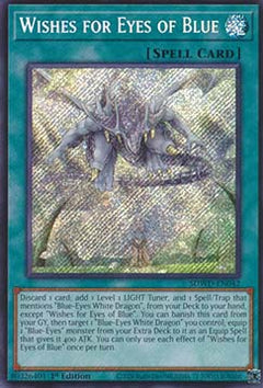 Wishes for Eyes of Blue (V.2 - Secret Rare)⁣ - Structure Deck: Blue-Eyes White Destiny⁣ (Secret Rare)⁣ [042]