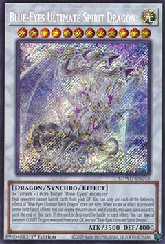 Blue-Eyes Ultimate Spirit Dragon (V.2 - Secret Rare)⁣ - Structure Deck: Blue-Eyes White Destiny⁣ (Secret Rare)⁣ [043]