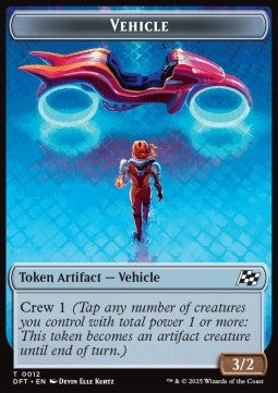 Vehicle Token (A 3/2) // Chandra, Spark Hunter Emblem⁣ - Aetherdrift: Tokens⁣ (Token)⁣ [T 12/13]