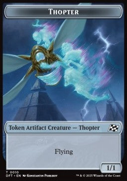 Thopter Token (A 1/1) // Goblin Token (R 1/1)⁣ - Aetherdrift: Tokens⁣ (Token)⁣ [T 10/5]