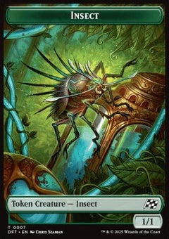 Insect Token (G 1/1) // Elephant Token (G 3/3)⁣ - Aetherdrift: Tokens⁣ (Token)⁣ [T 7/6]