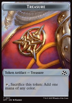 Treasure Token // Thopter Token (A 1/1)⁣ - Aetherdrift: Tokens⁣ (Token)⁣ [T 11/9]