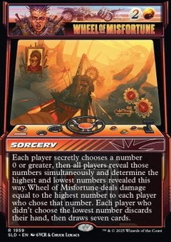 Wheel of Misfortune⁣ - Secret Lair Drop Series: Winter Superdrop 2025⁣ (Rare)⁣ [1959]
