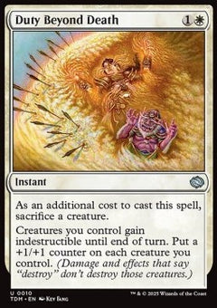 Duty Beyond Death⁣ - Tarkir: Dragonstorm⁣ (Uncommon)⁣ [10]