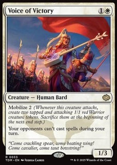 Voice of Victory⁣ - Tarkir: Dragonstorm⁣ (Rare)⁣ [33]