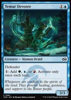 Temur Devotee⁣ - Tarkir: Dragonstorm⁣ (Common)⁣ [61]