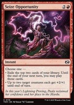 Seize Opportunity⁣ - Tarkir: Dragonstorm⁣ (Common)⁣ [119]