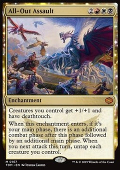 All-Out Assault⁣ - Tarkir: Dragonstorm⁣ (Mythic)⁣ [167]
