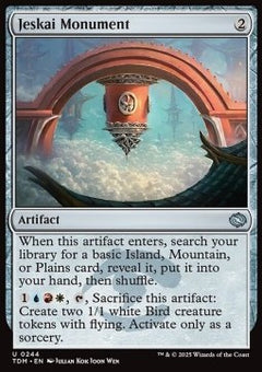 Jeskai Monument⁣ - Tarkir: Dragonstorm⁣ (Uncommon)⁣ [244]