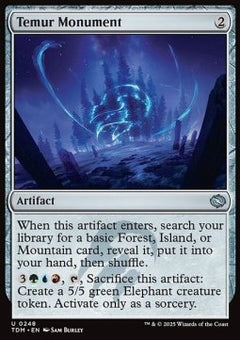 Temur Monument⁣ - Tarkir: Dragonstorm⁣ (Uncommon)⁣ [248]