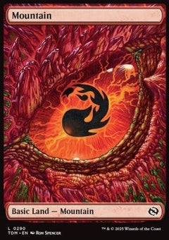 Mountain⁣ - Tarkir: Dragonstorm: Extras⁣ (Land)⁣ [290]