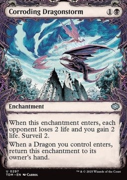 Corroding Dragonstorm⁣ - Tarkir: Dragonstorm: Extras⁣ (Uncommon)⁣ [297]