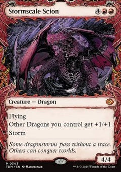 Stormscale Scion⁣ - Tarkir: Dragonstorm: Extras⁣ (Mythic)⁣ [303]