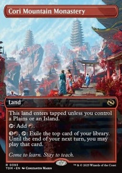 Cori Mountain Monastery⁣ - Tarkir: Dragonstorm: Extras⁣ (Rare)⁣ [393]