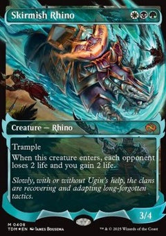 Skirmish Rhino (V.2)⁣ - Tarkir: Dragonstorm: Extras⁣ (Mythic)⁣ [408]