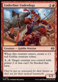 Underfoot Underdogs⁣ - Tarkir: Dragonstorm⁣ (Common)⁣ [129]