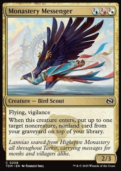 Monastery Messenger⁣ - Tarkir: Dragonstorm⁣ (Common)⁣ [208]