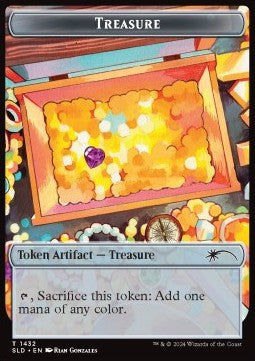Treasure Token⁣ - Secret Lair Drop Series: Our Boss Is on Vacation Superdrop⁣ (Token)⁣ [1432]