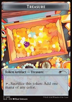Treasure Token⁣ - Secret Lair Drop Series: Our Boss Is on Vacation Superdrop⁣ (Token)⁣ [1432]