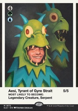 Aesi, Tyrant of Gyre Strait⁣ - Secret Lair Drop Series: Our Boss Is on Vacation Superdrop⁣ (Mythic)⁣ [1873]