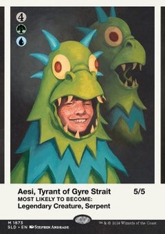 Aesi, Tyrant of Gyre Strait⁣ - Secret Lair Drop Series: Our Boss Is on Vacation Superdrop⁣ (Mythic)⁣ [1873]