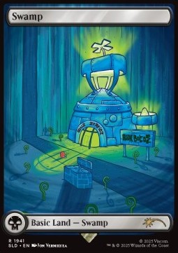 Swamp⁣ - Secret Lair Drop Series: Our Boss Is on Vacation Superdrop⁣ (Rare)⁣ [1941]