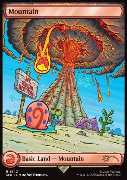 Mountain⁣ - Secret Lair Drop Series: Our Boss Is on Vacation Superdrop⁣ (Rare)⁣ [1942]
