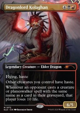 Dragonlord Kolaghan⁣ - Secret Lair Drop Series: Our Boss Is on Vacation Superdrop⁣ (Mythic)⁣ [1973]