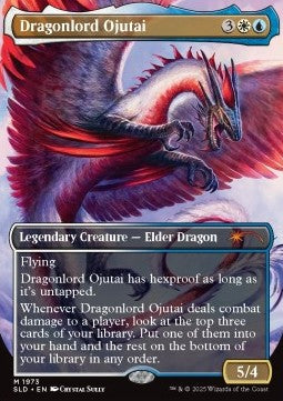 Dragonlord Ojutai⁣ - Secret Lair Drop Series: Our Boss Is on Vacation Superdrop⁣ (Mythic)⁣ [1973]