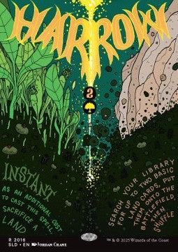 Harrow⁣ - Secret Lair Drop Series: Our Boss Is on Vacation Superdrop⁣ (Rare)⁣ [2016]