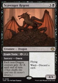 Scavenger Regent // Exude Toxin⁣ - Tarkir: Dragonstorm⁣ (Rare)⁣ [90]