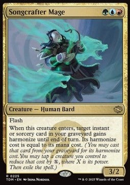 Songcrafter Mage⁣ - Tarkir: Dragonstorm⁣ (Rare)⁣ [225]