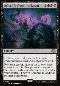 Afterlife from the Loam⁣ - Commander: Tarkir: Dragonstorm⁣ (Rare)⁣ [25]