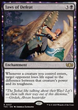 Jaws of Defeat⁣ - Commander: Tarkir: Dragonstorm⁣ (Rare)⁣ [27]