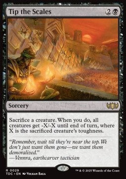 Tip the Scales⁣ - Commander: Tarkir: Dragonstorm⁣ (Rare)⁣ [29]