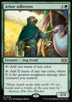 Arbor Adherent⁣ - Commander: Tarkir: Dragonstorm⁣ (Rare)⁣ [42]