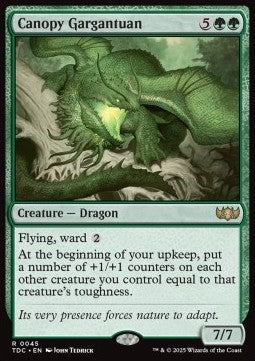 Canopy Gargantuan⁣ - Commander: Tarkir: Dragonstorm⁣ (Rare)⁣ [45]