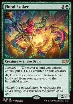 Floral Evoker⁣ - Commander: Tarkir: Dragonstorm⁣ (Rare)⁣ [46]