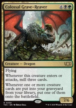 Colossal Grave-Reaver⁣ - Commander: Tarkir: Dragonstorm⁣ (Rare)⁣ [50]