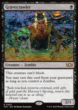 Gravecrawler⁣ - Commander: Tarkir: Dragonstorm⁣ (Rare)⁣ [93]
