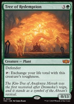 Tree of Redemption⁣ - Commander: Tarkir: Dragonstorm⁣ (Mythic)⁣ [97]