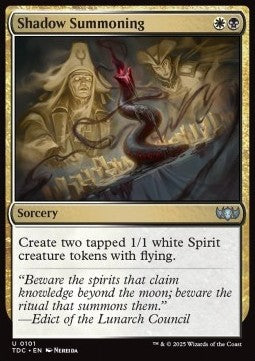 Shadow Summoning⁣ - Commander: Tarkir: Dragonstorm⁣ (Uncommon)⁣ [101]