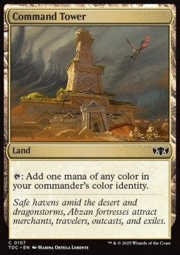 Command Tower⁣ - Commander: Tarkir: Dragonstorm⁣ (Common)⁣ [107]
