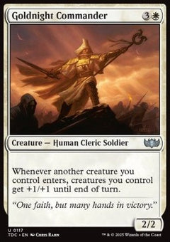 Goldnight Commander⁣ - Commander: Tarkir: Dragonstorm⁣ (Uncommon)⁣ [117]