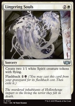 Lingering Souls⁣ - Commander: Tarkir: Dragonstorm⁣ (Uncommon)⁣ [123]