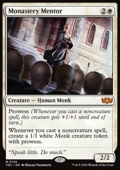 Monastery Mentor⁣ - Commander: Tarkir: Dragonstorm⁣ (Mythic)⁣ [125]